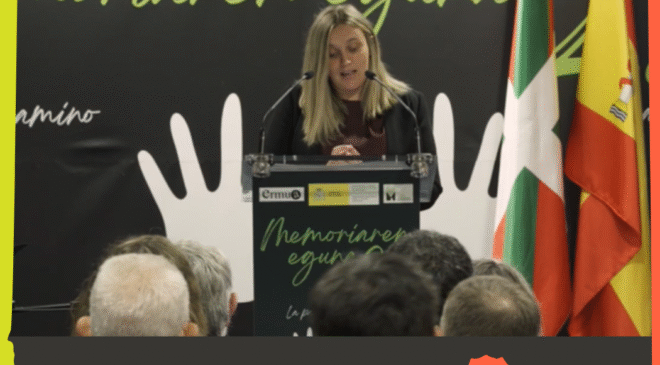 Homenaje a los grupos pacifistas en el 40 aniversario del primer gesto